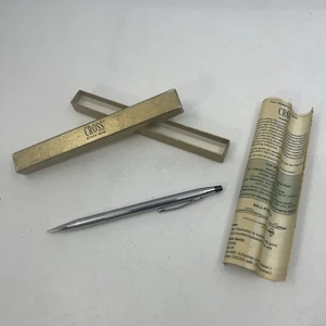 Lápiz de plomo mecánico CROSS 0,9 mm clásico 250305 cromo plateado hecho en EE. UU. - Imagen 1 de 18