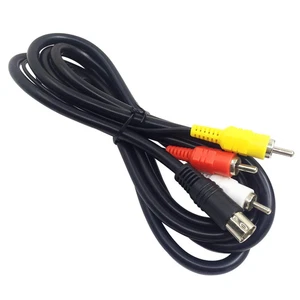 6 Feet Standard AV Cable RCA Connection Cord Compatible Sega Genesis 2 & 3 - Picture 1 of 10