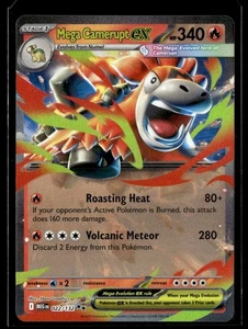 Pokemon Mega Evolution Mega Camerupt EX 2025 #022/132 - Imagen 1 de 2
