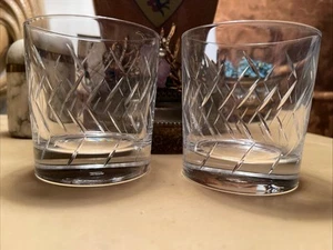 Whisky Scotch JG Durand Diamond Cut Crystal Johanna Grawunder Glass 2 France - Picture 1 of 17
