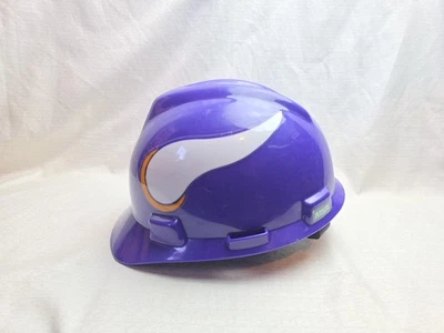 MSA NFL V-Gard Minnesota Vikings Construction Hard Hat size Medium NFL - Image 1 of 4