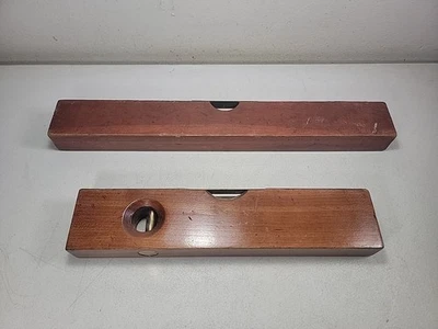 VINTAGE LEVEL LOT 12" C-S CO CHAPIN STEPHENS NO 289 & 16" SARGENT CO GOOD VIALS  - Image 1 of 4