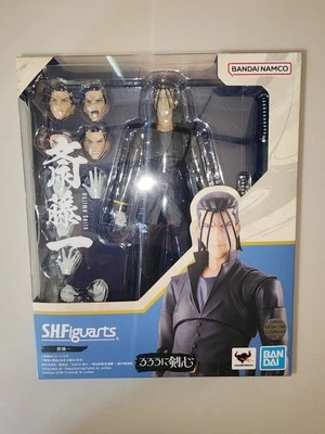 Bandai S.H.Figuarts Hajime Saito Rurouni Kenshin Meiji Espadachín Historia Romántica Foto 1 de 2