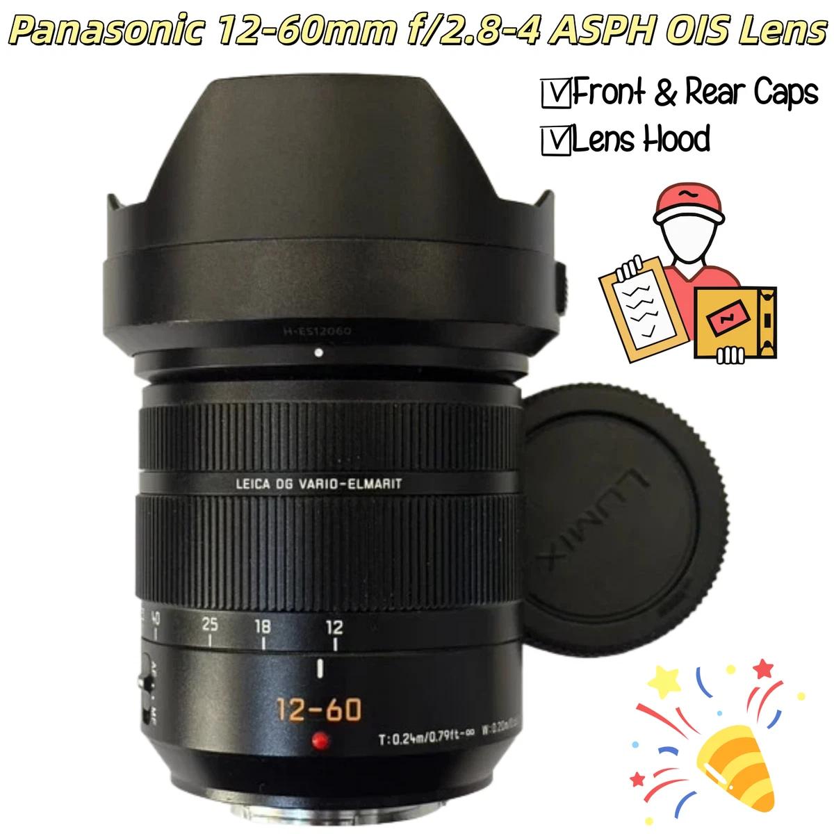 Panasonic 12-60mm f/2.8-4 Camera Lenses for sale | eBay