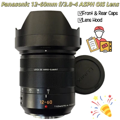 Panasonic Leica DG Vario-Elmarit 12-60mm F/2.8-4 ASPH OIS Lens - 95% New - Image 1 of 4