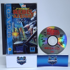 Star Wars Rebel Assault CIB W/ Manual - Sega CD