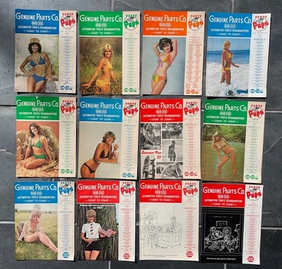 1970's LOT NAPA Parts Pups Pin-up Magazine Flyer Girls Risque Vintage Pinups Vtg - Image 1 of 4