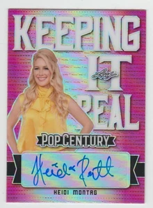 HEIDI MONTAG 2021 Leaf Pop Century Keeping It Real Autograph SP AUTO #5/7 SSP - Picture 1 of 2
