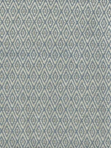 Holland & Sherry Linen Silk Diamond Fabric- Papillon / Teal Blue 1.35 yd DE13493 - Picture 1 of 1
