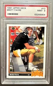 1991 Upper Deck Brett Favre PSA 9 - Bild 1 von 2
