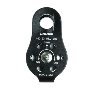 Fusion FP-8149 Nuro Fixed Side Aluminum Pulley, Black - Picture 1 of 1