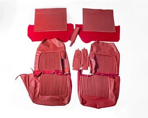 FUNDAS DE ASIENTO DELANTERO DE CUERO DAIMLER V8 16 PLIEGUES PERORADOS - Imagen 1 de 1