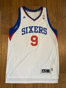 Andre Iguodala Adidas Sixers 76ers #9 Throwback NBA Size Large Adidas - Picture 1 of 8