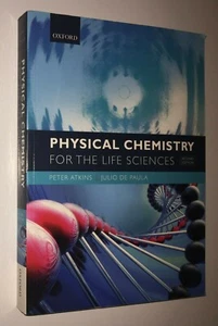 Atkins Physical Chemistry for Life Sciences 2nd ED Oxford 2011 pbk vg - Imagen 1 de 1