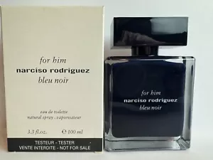 Narciso Rodriguez For Him Bleu Noir 100ml/3.3oz EDT Spray *Tester w/cap* - Picture 1 of 1