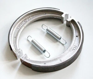 Bremsbacken Satz mit Zugfeder (vorne / hintere) (4mm) für ZÜNDAPP KS600, neu - Bild 1 von 4