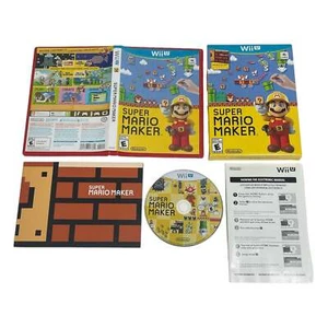 Super Mario Maker Box Set Nintendo Wii U Video Game - Picture 1 of 1