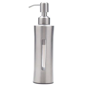 Stainless Steel Soap Bottle Liquid Dispenser Bottles Dispensers Bath - Picture 1 of 12