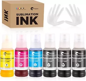 Hiipoo 600ML Sublimation Ink for EcoTank ET-8500 ET-8550 Wide-Format Supertank P - Picture 1 of 6
