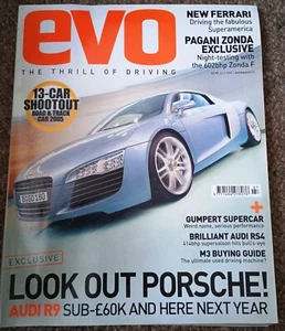 EVO magazine #81 July 2005 feat. R8, Superamerica, Zonda F, Gumpert, RS4, M3 - Picture 1 of 1