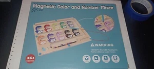 Dinosaur Toys,Magnetic Color and Number Maze, 3-5 Year Old - Picture 1 of 2