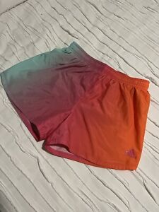 Adidas Girls Size Medium Sports Shorts Size 10-12 Drawstring Waist Lined