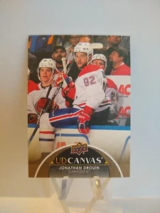 2021-22 Upper Deck Canvas Jonathan Drouin #C313 Insert Hockey Card - Picture 1 of 2