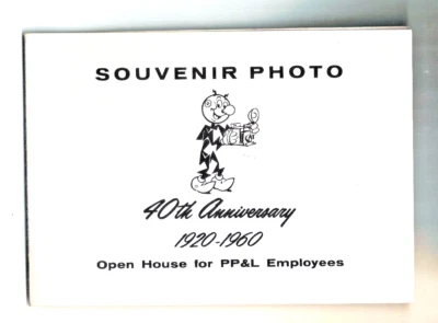 1960 Reddy Kilowatt Souvenir Photo 40th Anniversary PPL Employee Photograph - Image 1 of 4