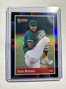 2022 Panini Donruss Sean Manaea Holo Purple '88 Retro Oakland Athletics #254 - Picture 1 of 2