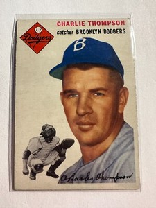 K72,690 - 1954 Topps #209 Chuck Thompson RC