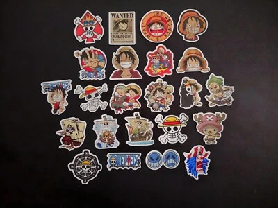 ONE PIECE ANIME Anime Vinyl Stickers Manga Monkey D. Luffy Roronoa Zoro Buggy Jolly One Piece