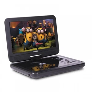 LASER 10 inch SWIVEL SCREEN PORTABLE / CAR DVD PLAYER USB REGION FREE 12V 240V - Picture 1 of 10