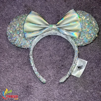 Diadema Cenicienta Espejo Mágico Parques Disney Plata Orejas de Mickey Minnie Foto 1 de 4