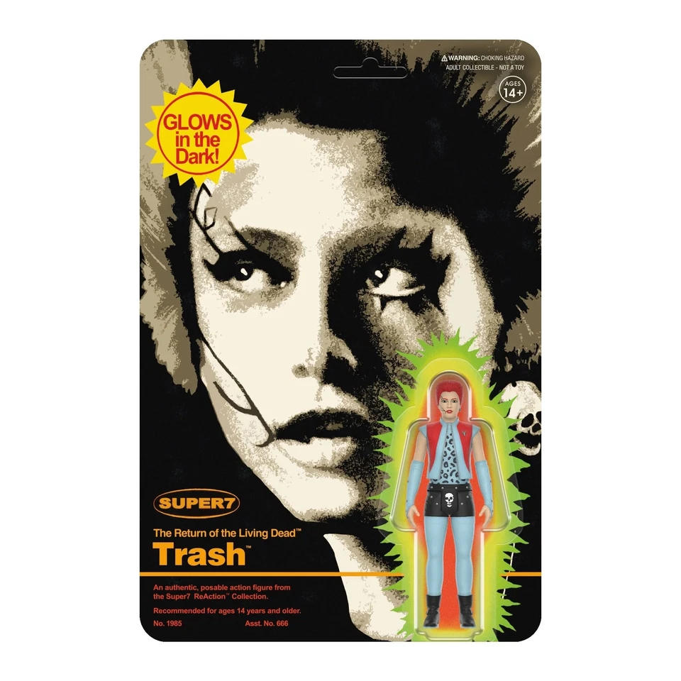 Figura de reacción Trash The Return of the Living Dead Monster Glow Super7 Foto 1 de 1