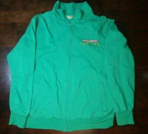 Men's 2008 Green Teenage Mutant Ninja Turtles  Zip Up Jacket TMNT Vintage Large - Picture 1 of 8