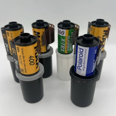 LOT OF 6 35mm EXP FILM Kodak Max 400 Max FUJICOLOR 800 POLAROID HI DEF FREE SHIP - Image 1 of 4