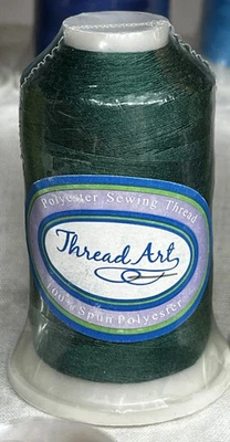 New Thread Art Thread 600 Meter 100% Spun Polyester #375 Green Bay - Image 1 of 2