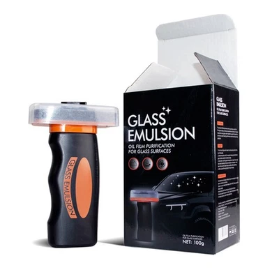 NEW 180ml Car Glass Oil Film Remover – Windshield Cleaner Brush, Water Repellent - Image 1 of 4