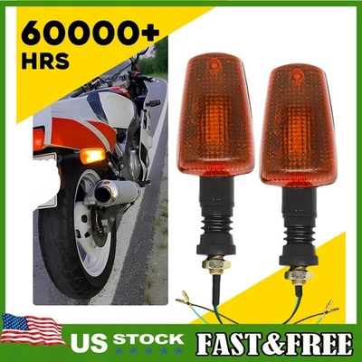 Пара задних указателей поворота для Yamaha XT600 XT350 XT550 XT250 TW200 - Изображение 1 из 4