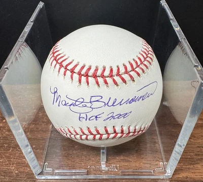 Marty Brennaman Signed Autographed Inscribed Rawlings OML Baseball JSA - Image 1 of 3