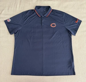 Nueva camiseta polo de fútbol americano Nike NFL Chicago Bears azul marino para hombre 2XL DZ5878-459 - Imagen 1 de 7