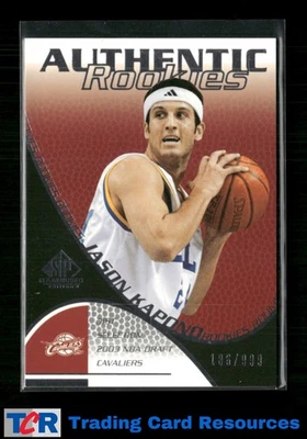 2003-04 SP Game Used #137 Jason Kapono #/999 - Image 1 of 2