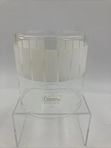 Coleman Lantern Globe 288 286 PICKET FENCE White Logo Made in USA - Picture 1 of 8
