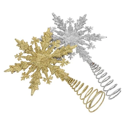  2pcs ornamento squisito albero di Natale albero fiocco di neve stella ornamento - Immagine 1 di 4