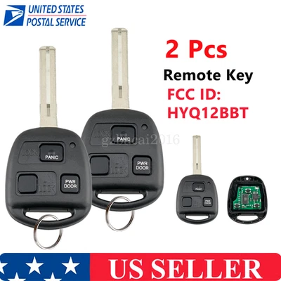 2 For 2004 2005 2006 Lexus RX330 Remote Control Key Fob HYQ12BBT 4D68 Foto 1 de 4