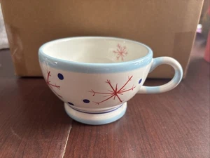 Vintage 90er Jahre Schneeflocke Tasse/Schale von MESA International - Bild 1 von 4