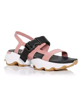 Sorel Kinetic Impact Slingback-Sandalen pink/schwarz/weiß Damengröße 8 - Bild 1 von 9