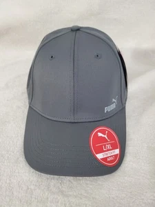 SOMBRERO PUMA FORCE 2.0 STRETCH FIT PARA HOMBRE GRANDE X-GRANDE GRIS OSCURO NUEVO - Imagen 1 de 8