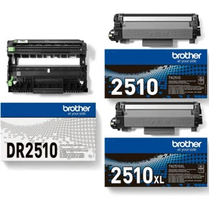 Original Brother TN-2510 TN 2510 XL Toner DR 2510 Trommel MFC DCP-L2620 HL-L2400 - Bild 1 von 4