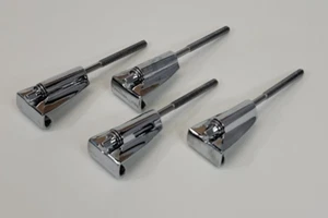 ddrum Bass Drum Chrome Hardware Drum Claws and Tension Rods (4pcs) - Picture 1 of 8